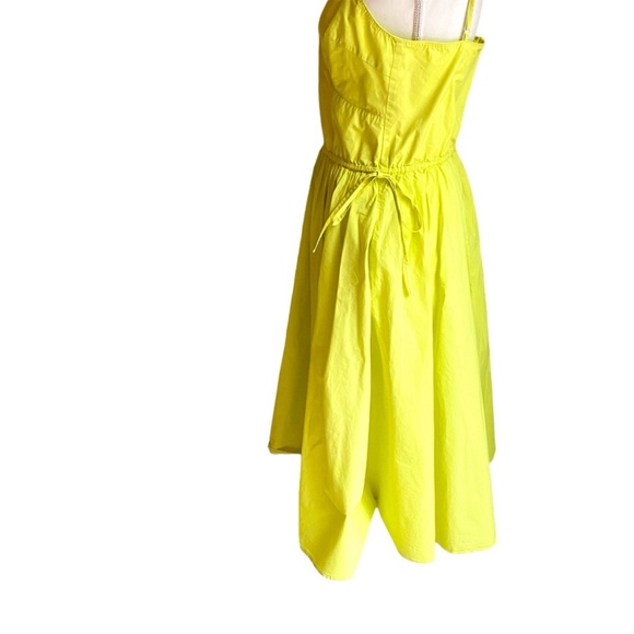 Jason Wu Collective Yellow Midi Dress size 2 - Picture 5 of 16